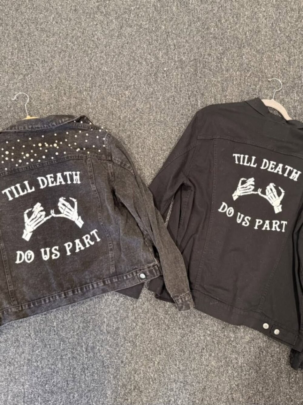 Till Death Do Us Part Jean Jackets